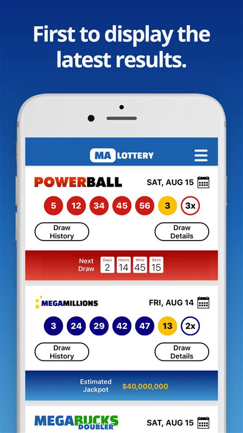 sa lotteries app|Massachusetts Lottery.